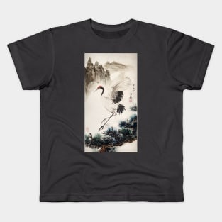 Crane commencing Landing Kids T-Shirt